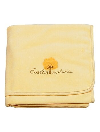 Eveil et Nature Plaid velours 75x100 cm Coton bio