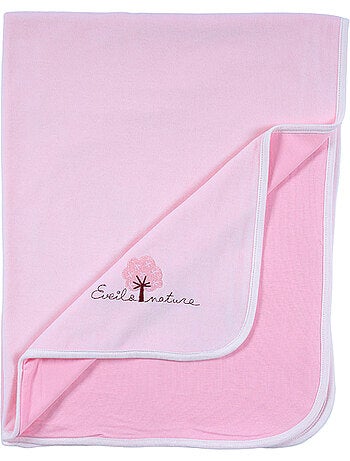 Eveil et Nature Plaid velours 75x100 cm Coton bio