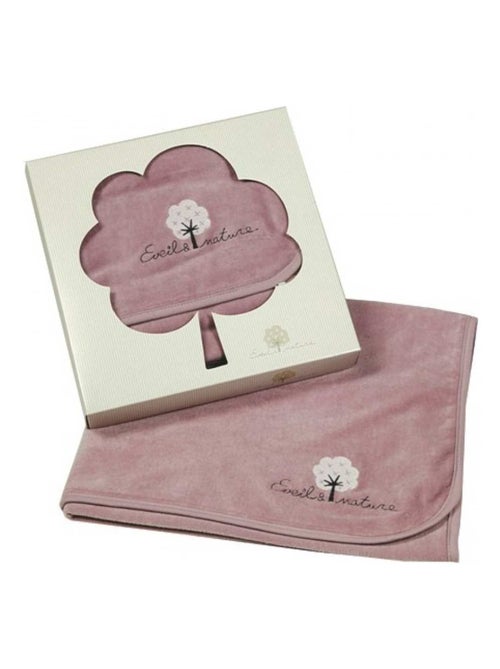 Eveil Et Nature Plaid Velours Coton Bio - Kiabi