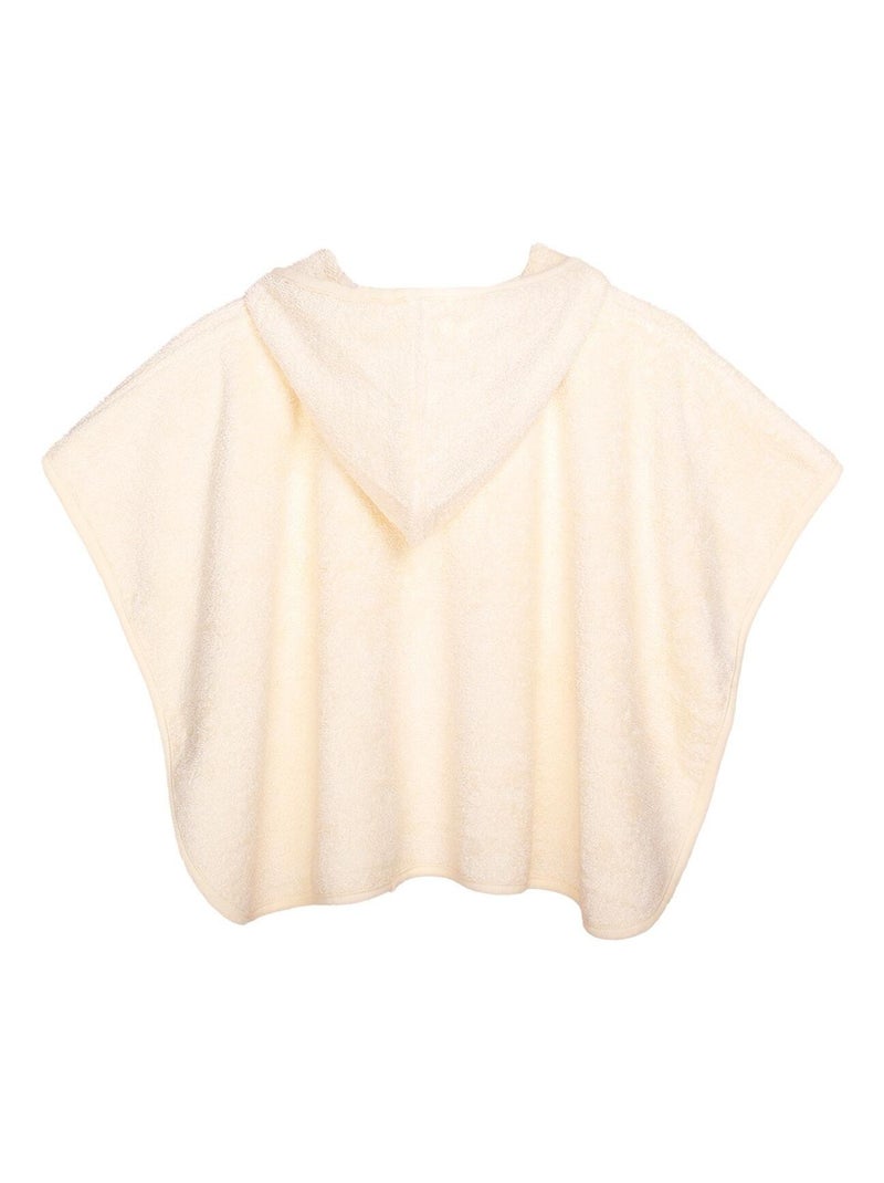 Eveil et Nature Poncho Eponge  0/2 ans Coton bio Jaune - Kiabi