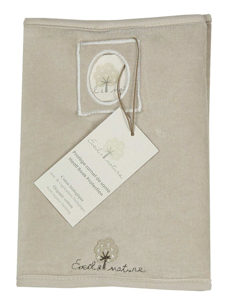 Eveil Et Nature Protége Carnet De Santé Coton Bio Beige - Kiabi