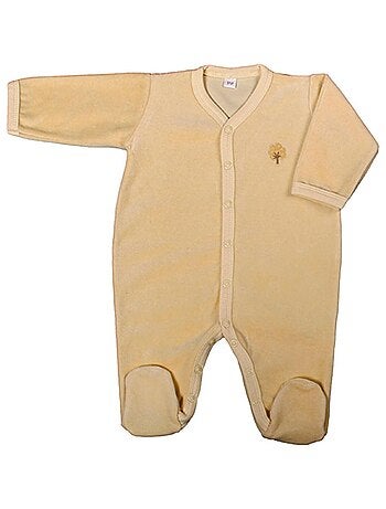 Eveil Et Nature Pyjama Velours Coton Bio