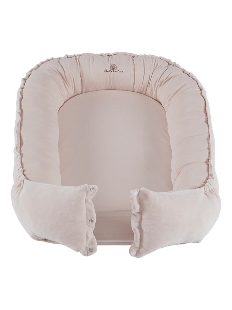 Eveil et Nature Réducteur de lit  coton bio velours 0-6 mois Beige - Kiabi