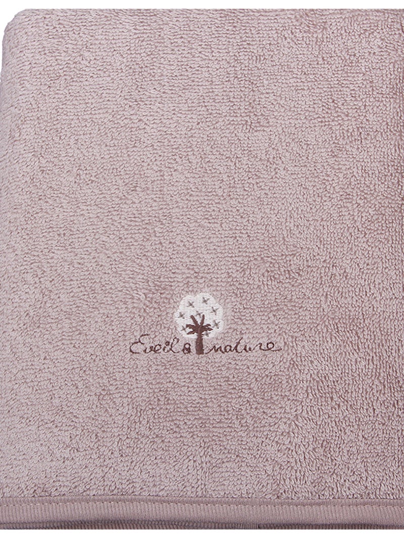 Eveil Et Nature Serviette Éponge Coton Bio Marron - Kiabi