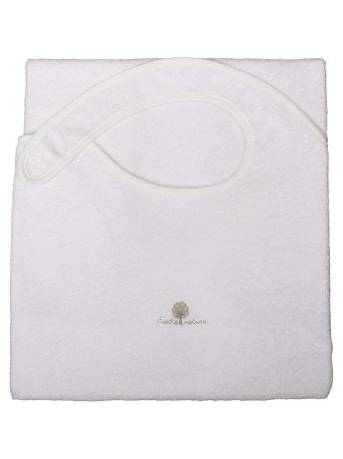 Eveil et Nature Tablier de bain éponge Coton bio - Kiabi