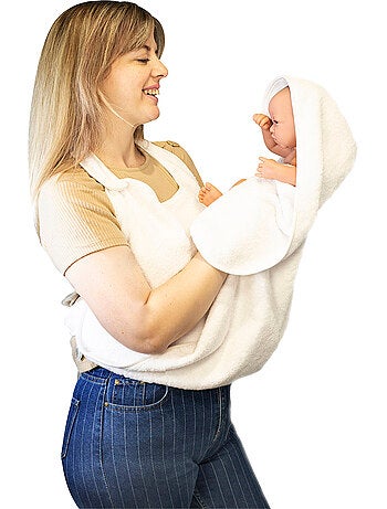 Eveil et Nature Tablier de bain éponge Coton bio