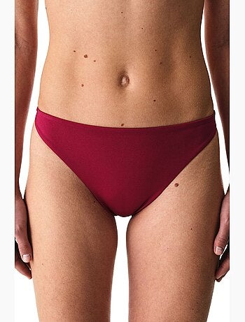 Evelyn minimal bas de bikini taille mi-haute scintillant penti