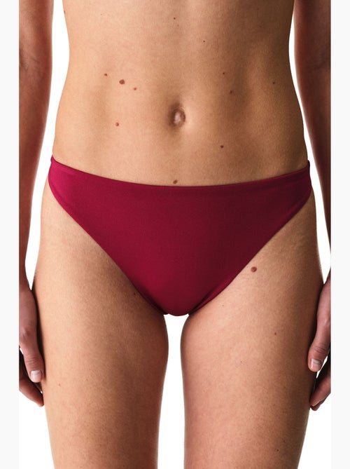 Evelyn minimal bas de bikini taille mi-haute scintillant penti - Kiabi Evelyn minimal bas de bikini taille mi-haute scintillant penti - Kiabi