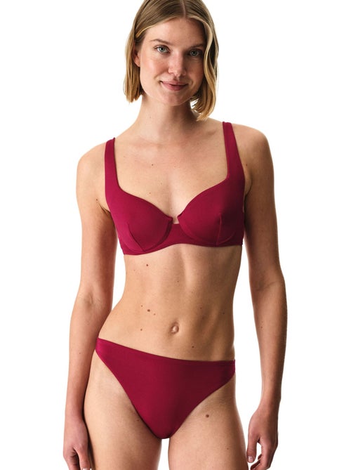 Evelyn minimal bas de bikini taille mi-haute scintillant penti - Kiabi Evelyn minimal bas de bikini taille mi-haute scintillant penti - Kiabi