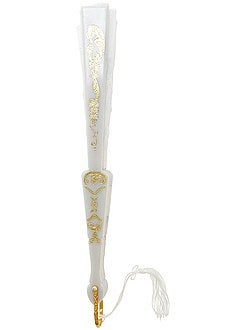 Éventail en tissu brodé - Kiabi