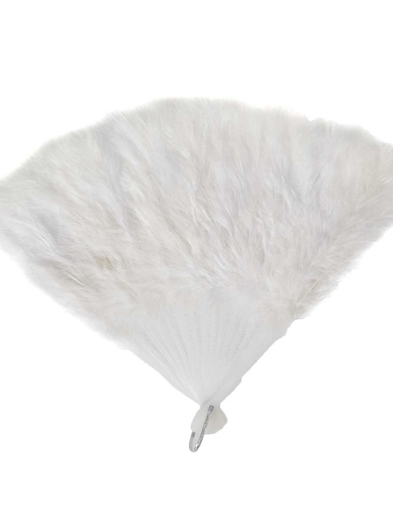 Eventail plume blanc - Kiabi