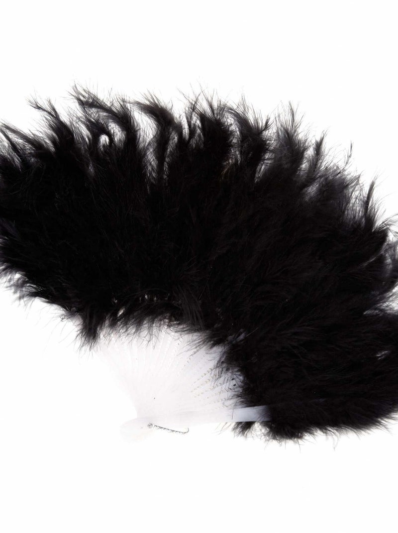Eventail plume noir - Kiabi