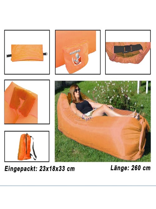 Evertop Relax, orange - Kiabi