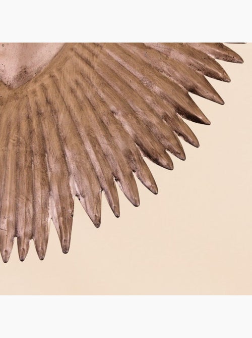 Ex voto coeur en métal doré 24cm - Kiabi