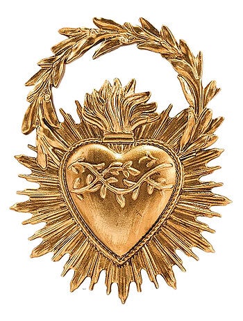 Ex-voto couronne déco murale