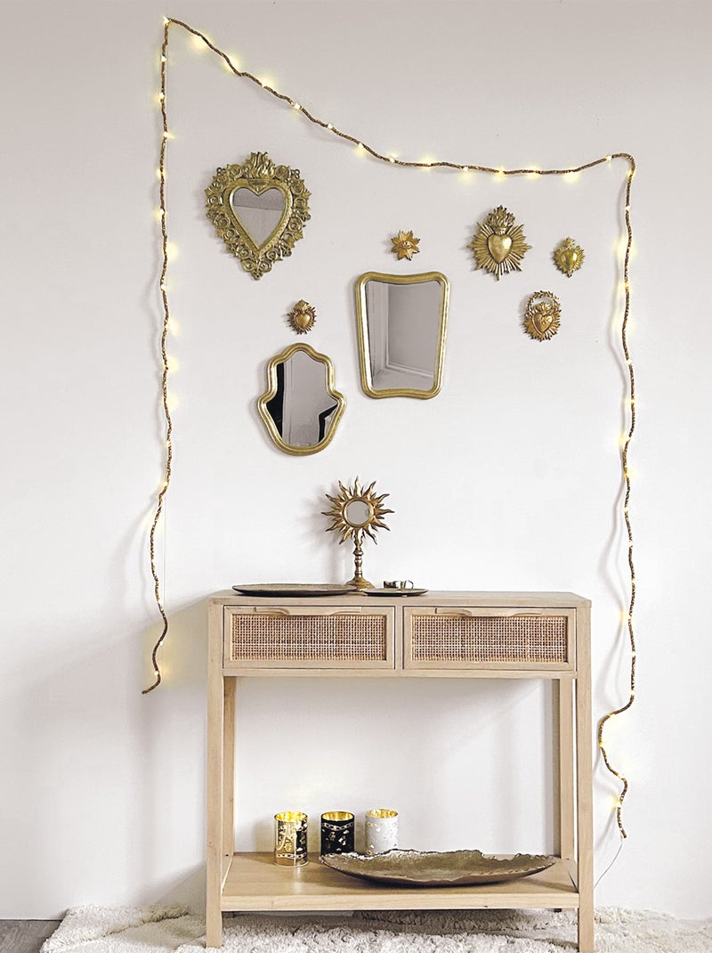 Ex-voto couronne déco murale Doré/or - Kiabi