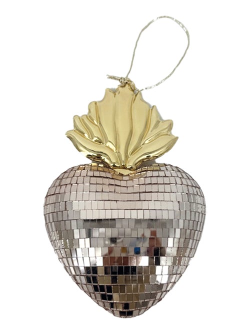 Ex-voto décoratif en forme de cœur disco - Kiabi