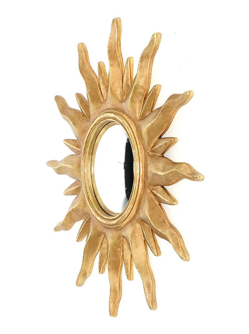 Ex-voto miroir soleil déco murale Doré/or - Kiabi