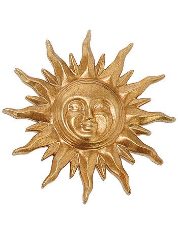 Ex-voto soleil doré déco murale