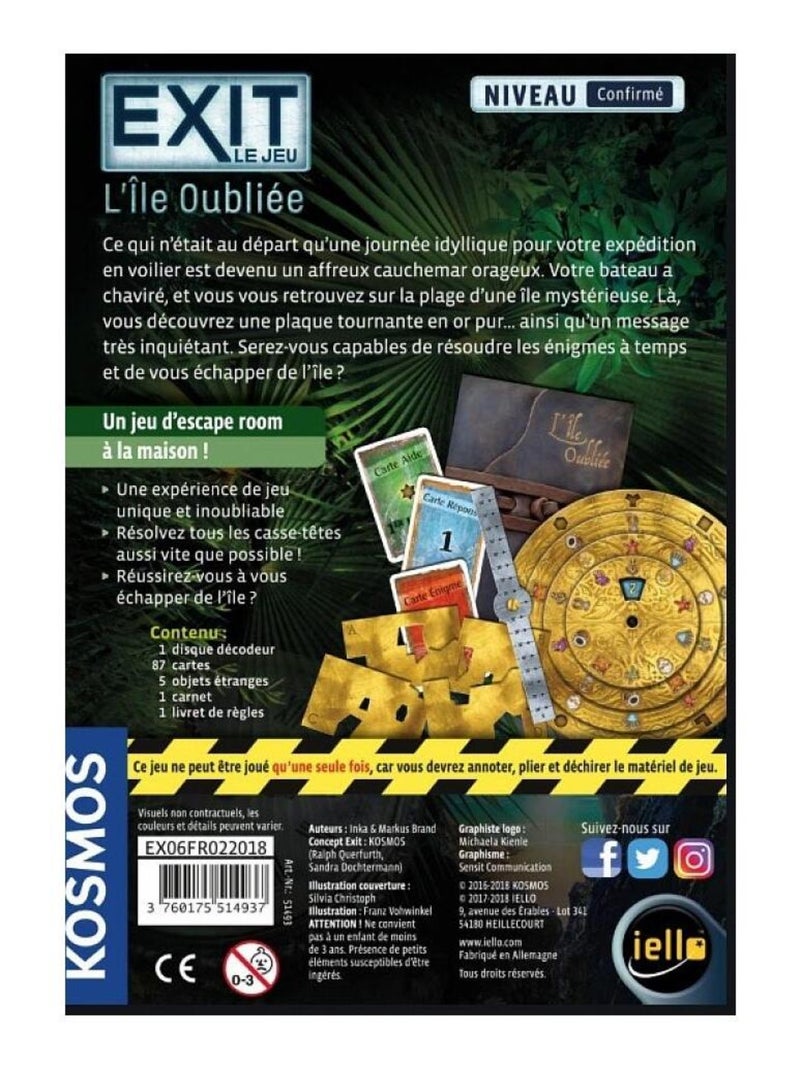 Exit : Le Jeu - L'île Oubliée N/A - Kiabi