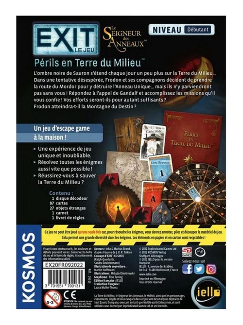 Exit Le seigneur des anneaux - Kiabi