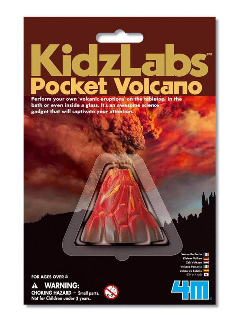 Expérience Science Card : Mini-Volcan Multicolore - Kiabi