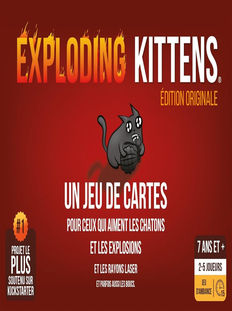 Exploding Kittens - Asmodee Multicolore - Kiabi