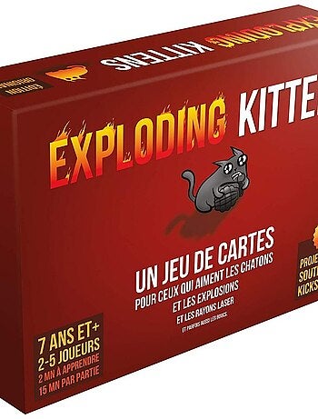 Exploding Kittens Jeux De Societe - Kiabi