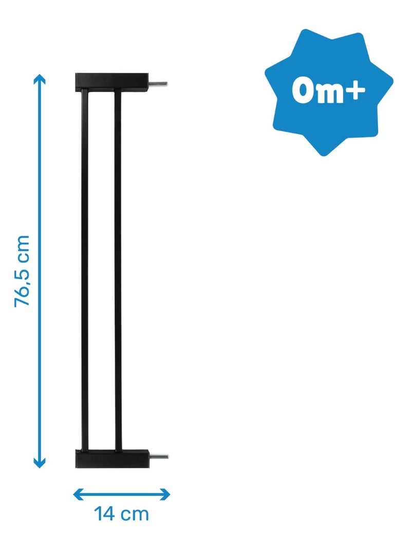 Extension barrière de sécurite safe & pass 14cm 'badabulle' Noir - Kiabi