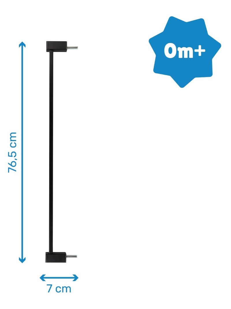 Extension barrière de sécurite safe & pass 7cm 'badabulle' Noir - Kiabi