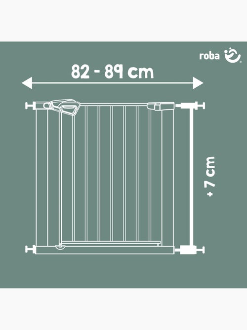 Extension minimaliste 7 cm pour barrière de sécurité Roba easySafe+ Roba - Kiabi