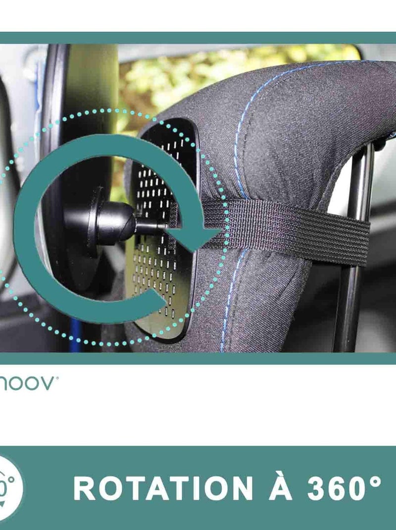 Ezimoov - Miroir de surveillance rond Noir - Kiabi