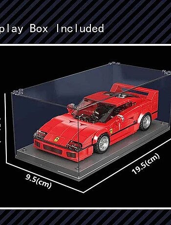 F40 Voiture de sport avec vitrine de présentation