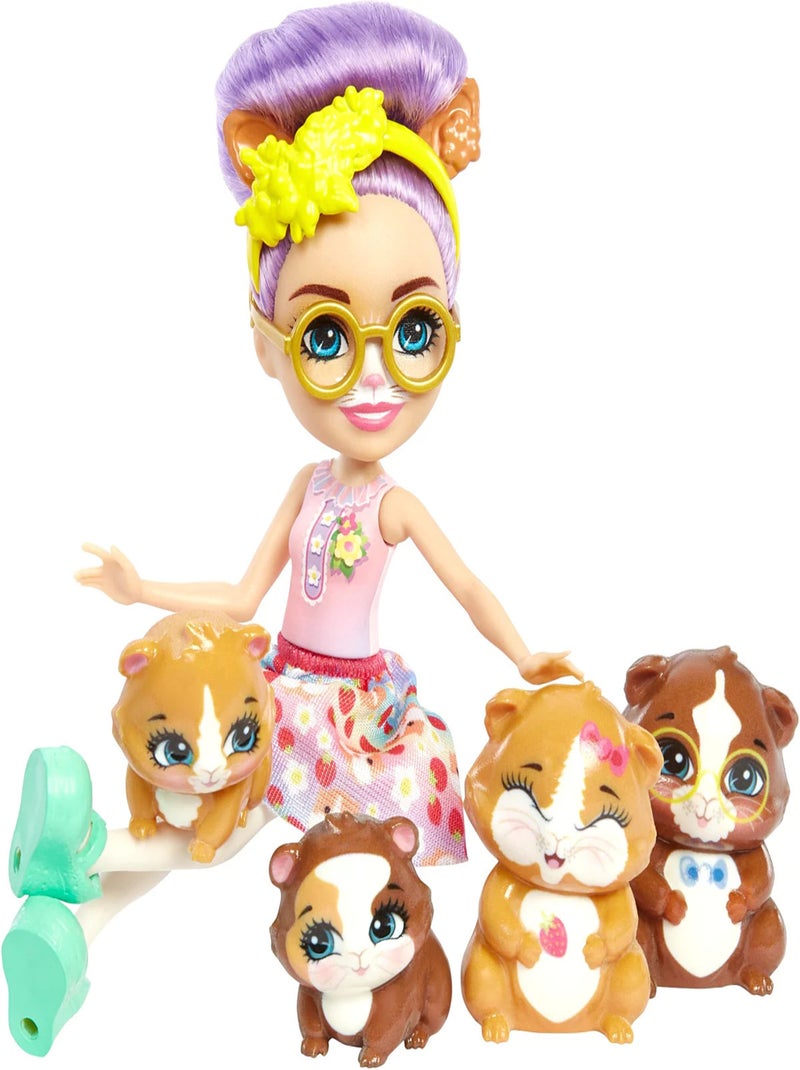 Famille De Glee Cochons D'inde - Enchantimals - Mattel Multicolore - Kiabi