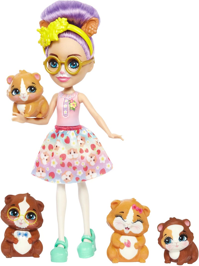 Famille De Glee Cochons D'inde - Enchantimals - Mattel Multicolore - Kiabi