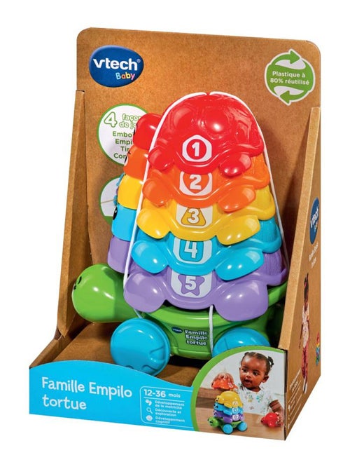 Famille empilo tortue (plastique reutilise) - Kiabi Famille empilo tortue (plastique reutilise) - Kiabi