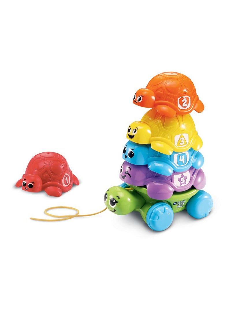 Famille empilo tortue (plastique reutilise) Bleu - Kiabi