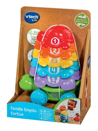 Famille empilo tortue (plastique reutilise) 'Vtech'