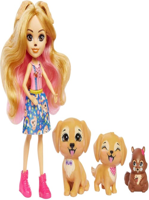 Famille Golden Retriever Enchantimals - Mattel - Kiabi