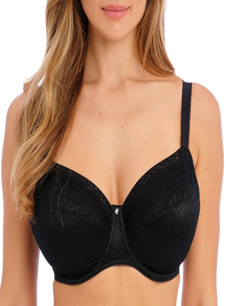 Fantasie - Soutien-gorge à armatures effet serpent Envisage Noir - Kiabi