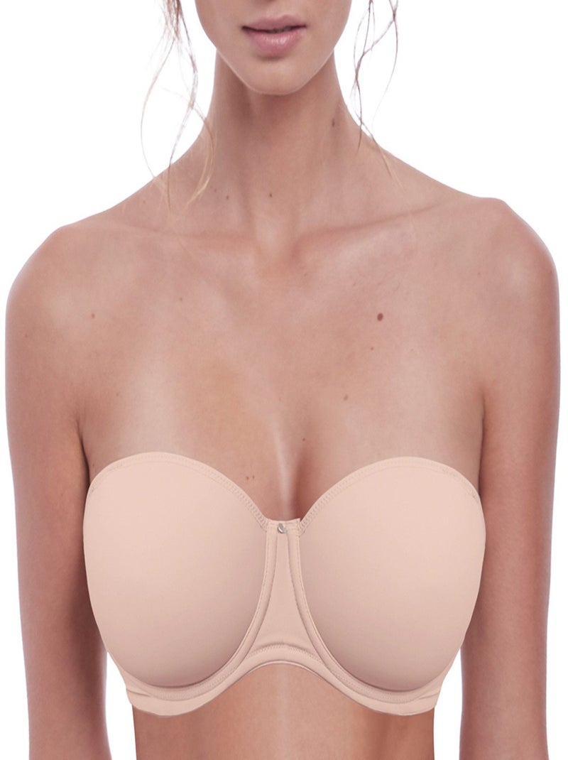 Fantasie - Soutien-gorge bandeau bretelles multi-positions Aura Beige - Kiabi
