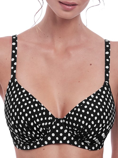 Fantasie swim - Haut de maillot de bain emboîtant à pois Santa Monica - Kiabi