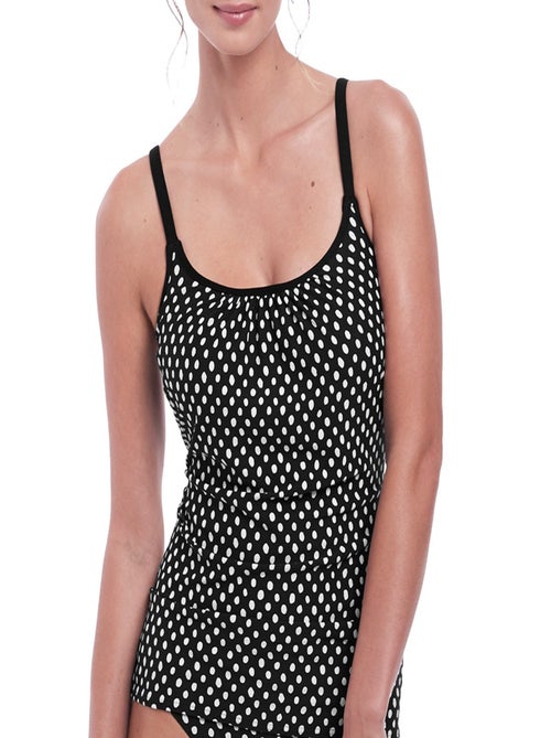 Fantasie swim - Haut de maillot tankini à pois avec armatures Santa Monica - Kiabi