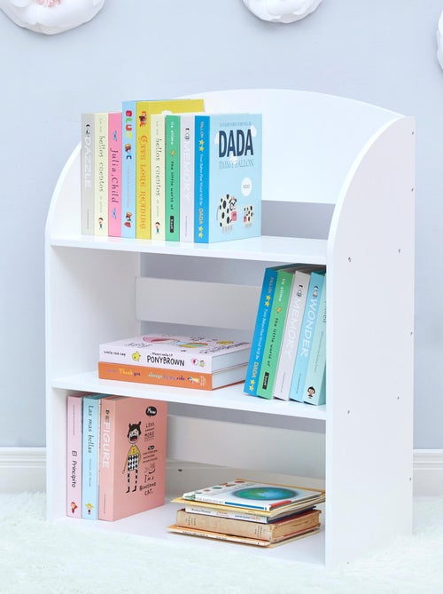 Fantasy Fields - Bibliothèque pour enfants 3 étagères uni - Blanc - Kiabi