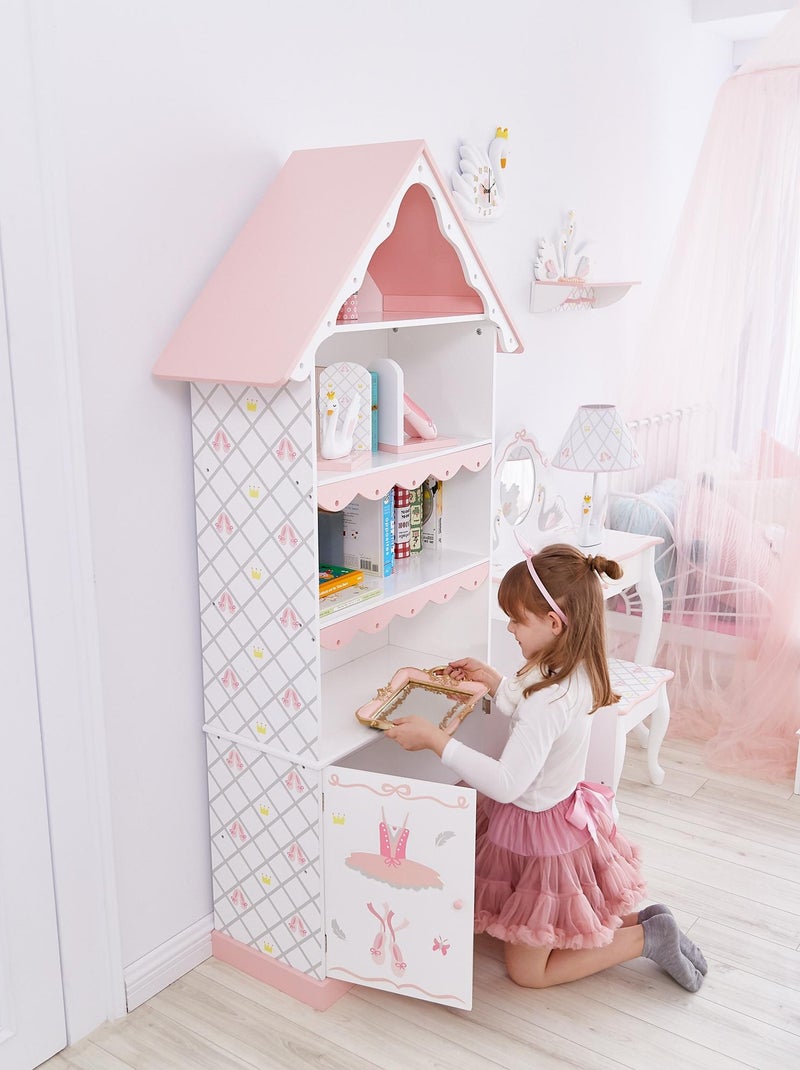 Fantasy Fields bibliothèque enfant Swan Lake en bois fille bébé TD-12717A Blanc - Kiabi