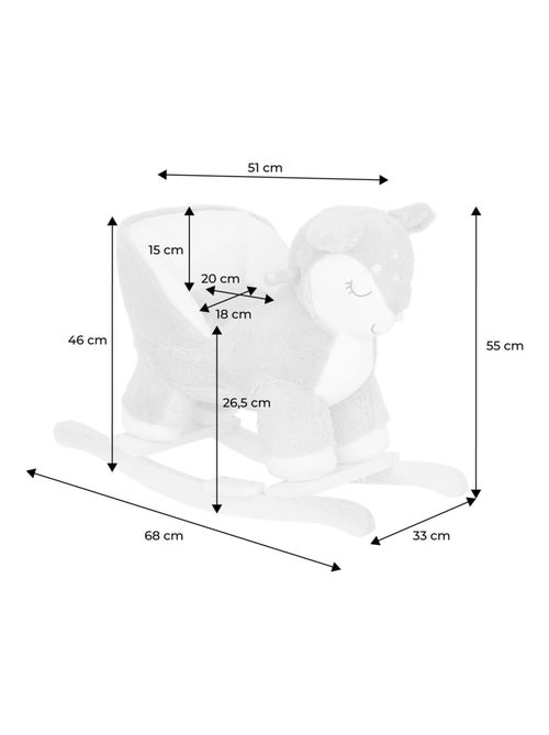 Faon à bascule pour enfant Clem - Kiabi