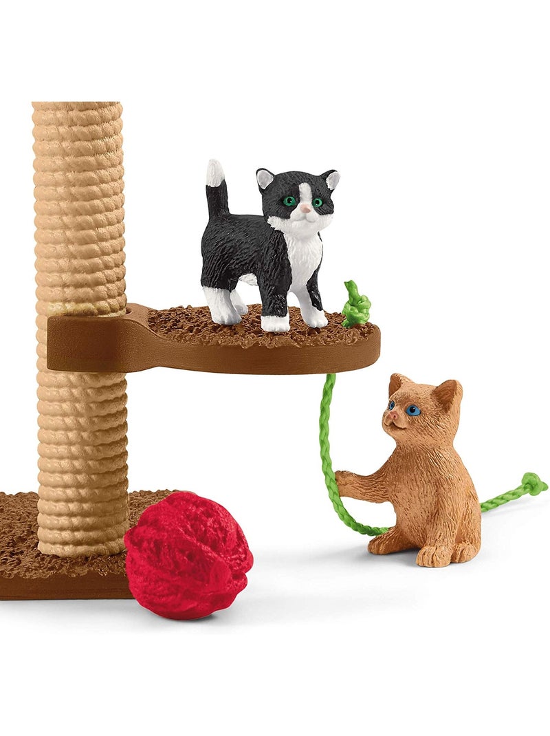 Farm World - Aire de jeu pour chats adorables Multicolore - Kiabi