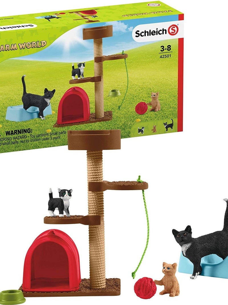 Farm World - Aire de jeu pour chats adorables N/A - Kiabi