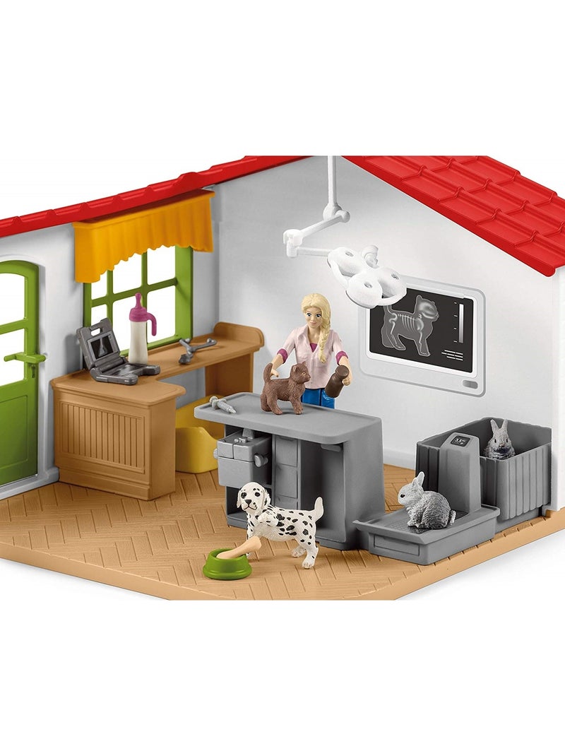Farm World - Clinique vétérinaire avec animaux domestiques Multicolore - Kiabi