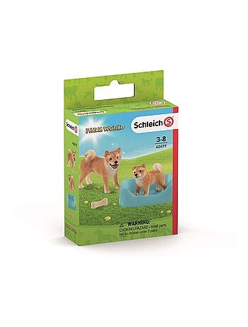Farm World - Mère et chiot Shiba Inu